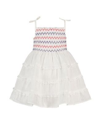 Baby Girls Smocked Embroidered Sundress