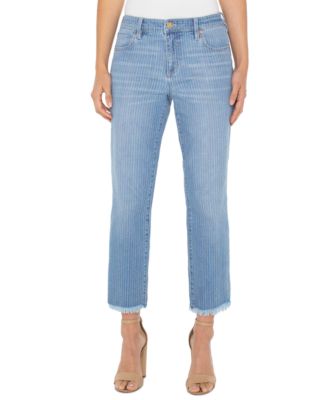 Liverpool Los Angeles - Women's Liv Striped Skinny Jeans