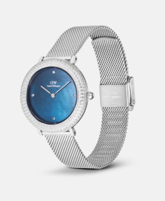 Women's Analog Silver-Tone Stainless Steel Watch, 32mm