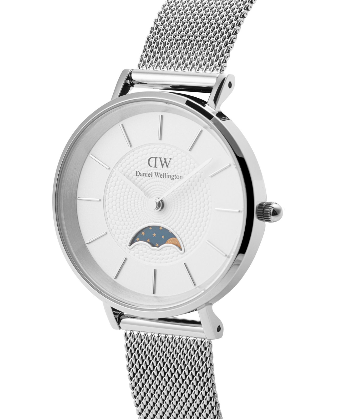 Часы Daniel Wellington Unisex Analog Silver-Tone Stainless Steel Watch, 32mm — фото 4