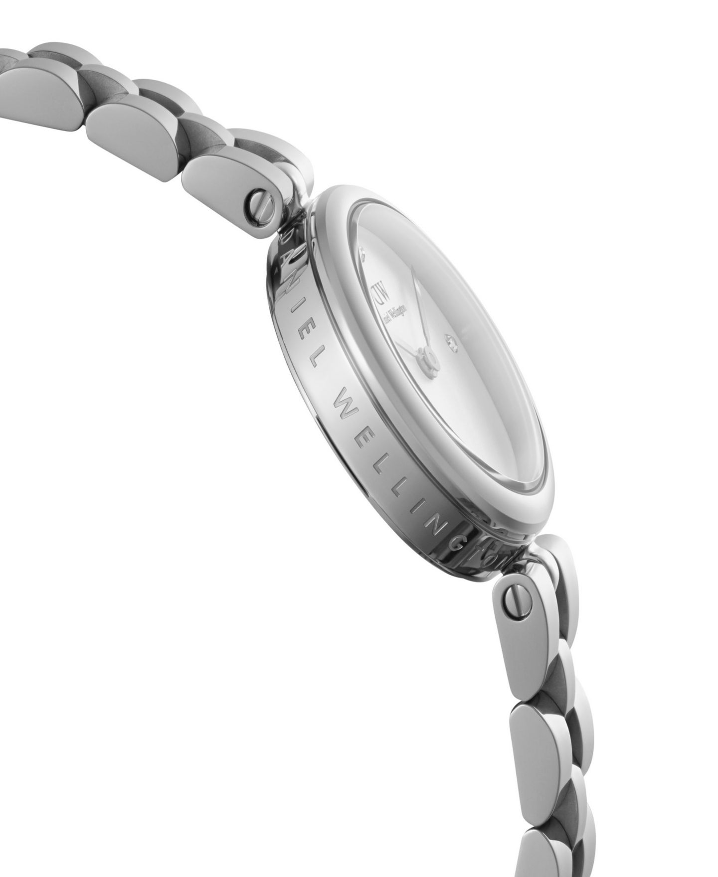 Часы Daniel Wellington Unisex Analog Silver-Tone Stainless Steel Watch, 22mm — фото 4