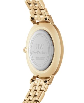 Unisex Analog Gold-Tone Stainless Steel Watch, 28mm