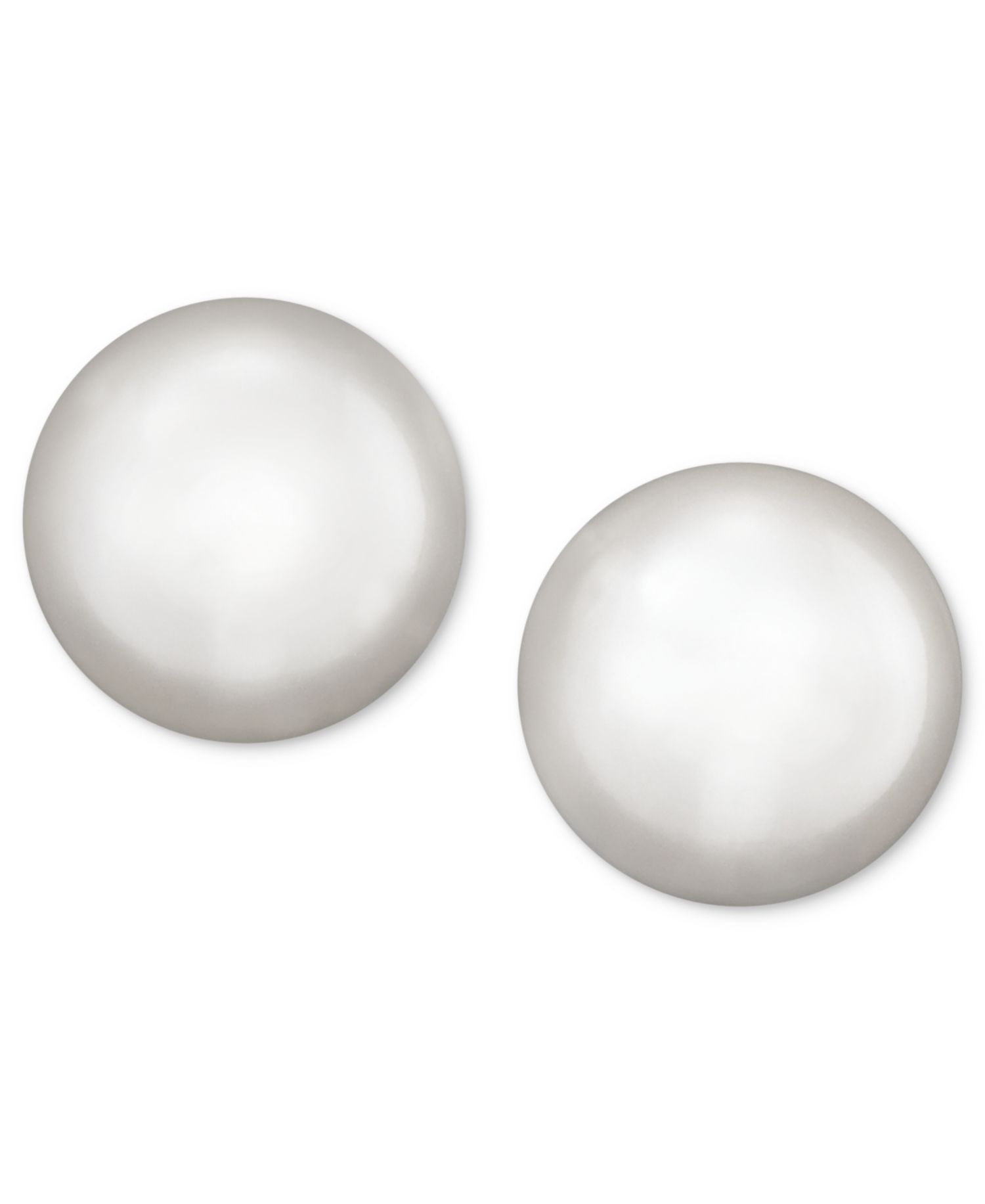 Pearl Earrings, 14k Gold Cultured Freshwater Pearl Stud Earrings (5-1/2mm)