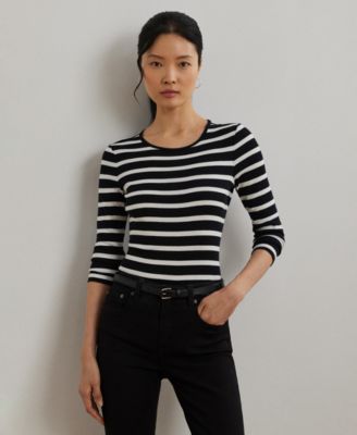 Lauren Ralph Lauren - Long-Sleeve Stretch T-Shirt