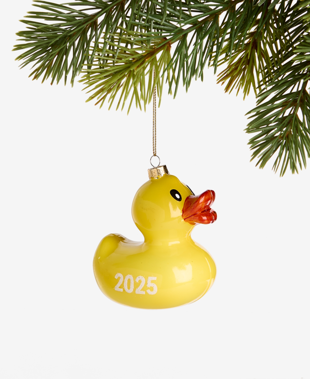 Holiday Lane Baby's First Christmas 2025 Glass Ducky Ornament, Macy's Exclusive