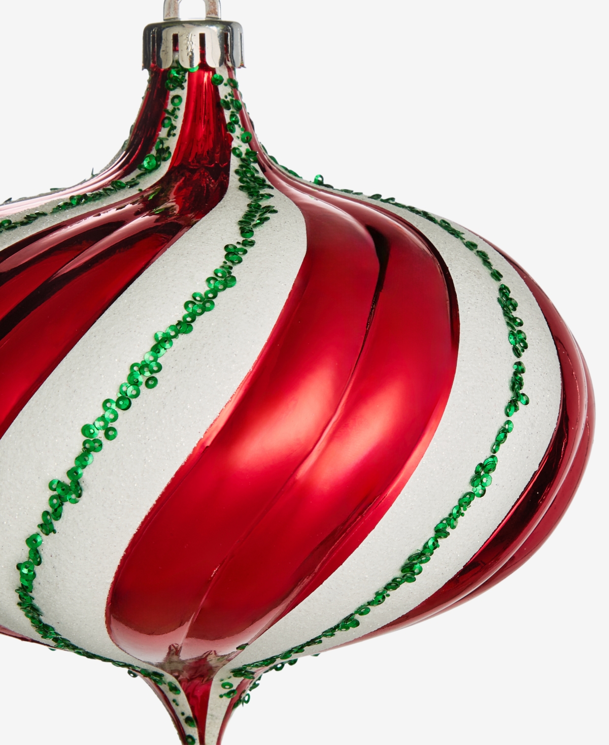 Holiday Lane Christmas Cheer Swirl Onion Ornament, Macy's Exclusive In Multi