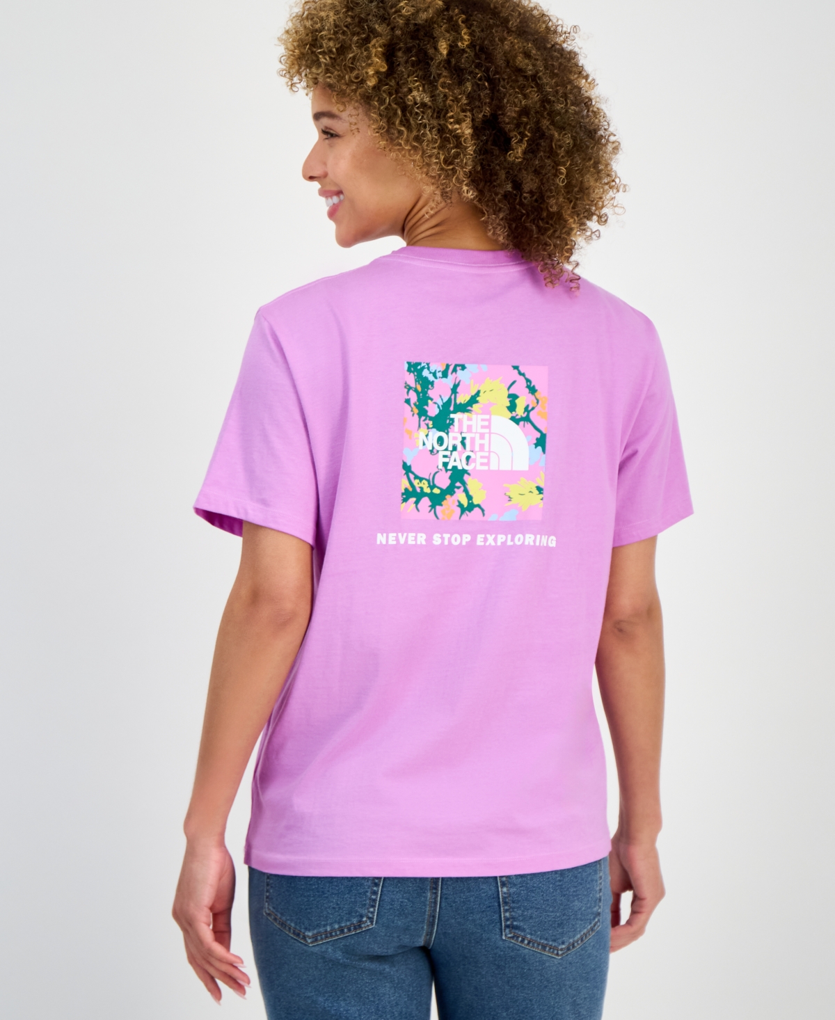THE NORTH FACE WOMEN'S COTTON CORE FLOWER GRAPHIC T-SHIRT 