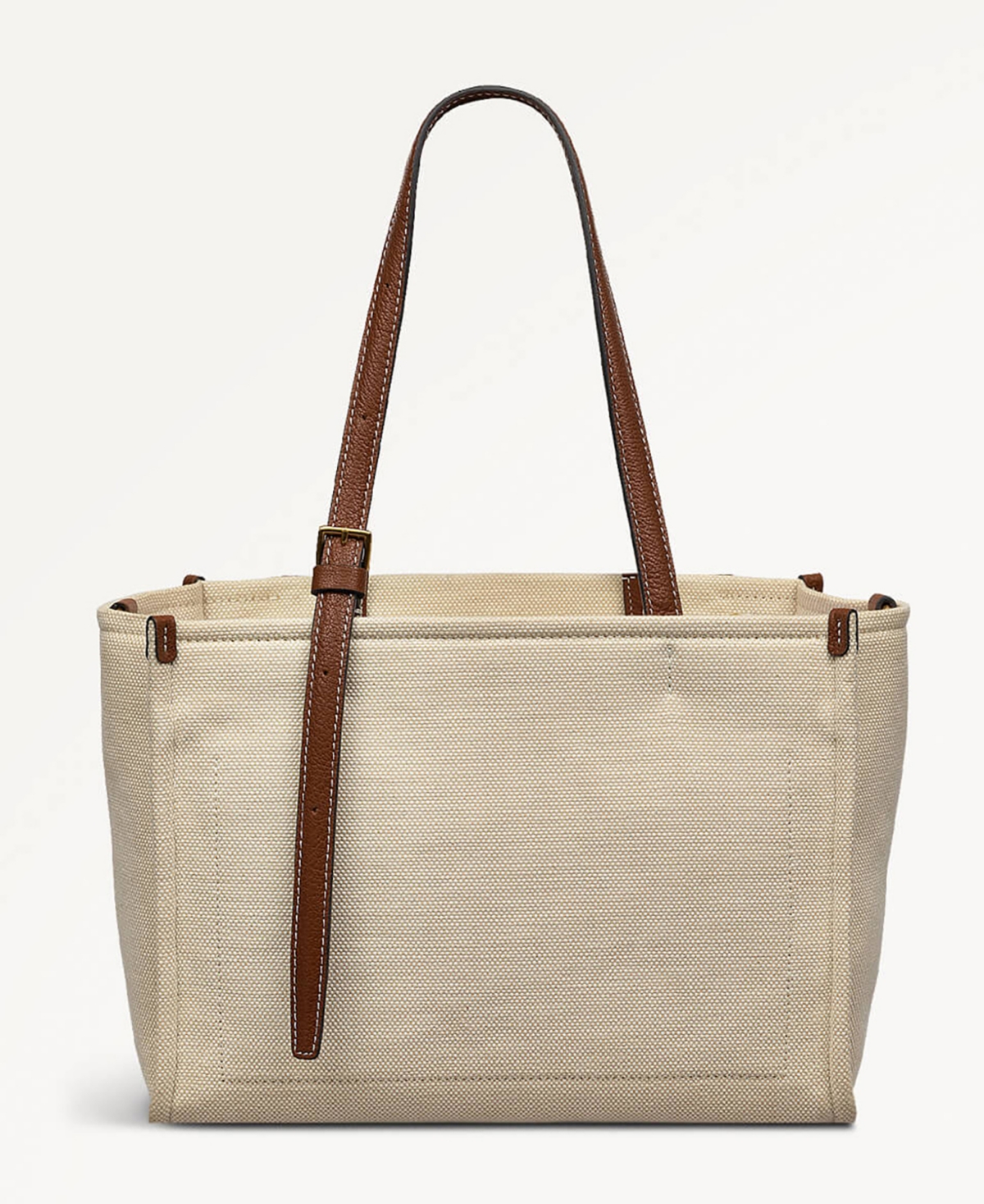 Radley London The Burlington Canvas Medium Zip Top Grab Bag In Natural