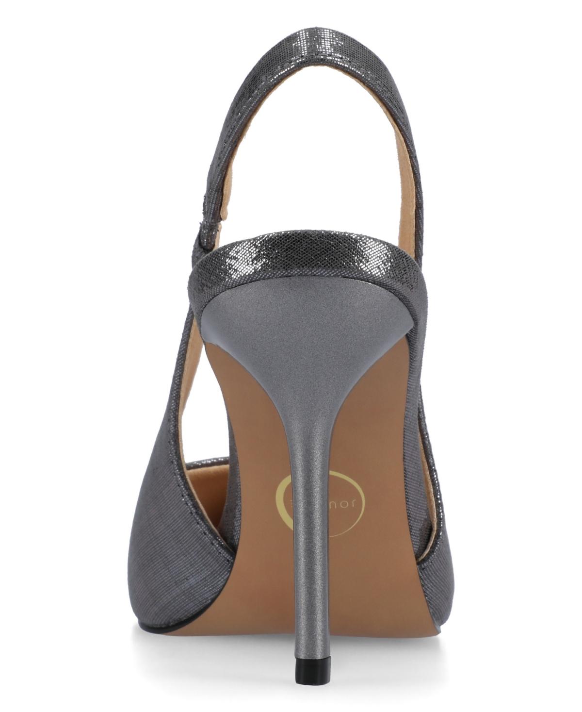 Journee Collection Women's Elenney Pointed Toe Slingback Pumps In Gray