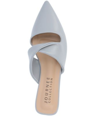 Women's Enniss Twist Cutout Pointed Toe Mules