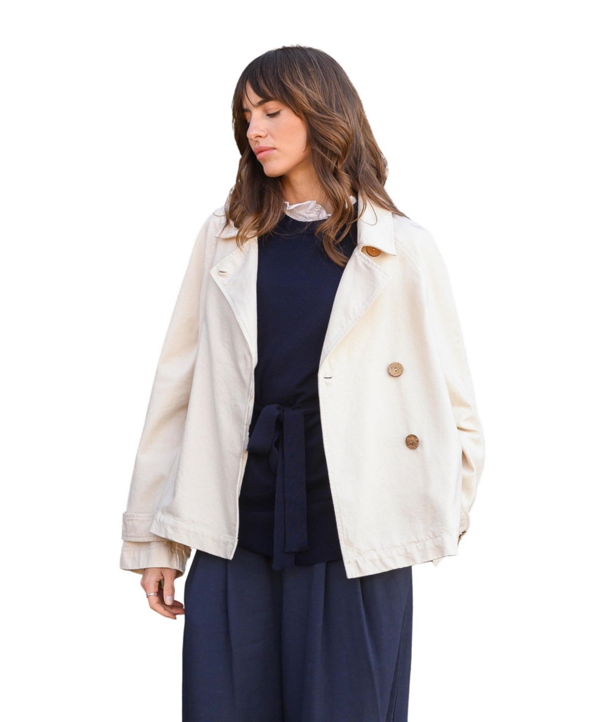 Women's Canvas Swing Jacket - Oatmeal