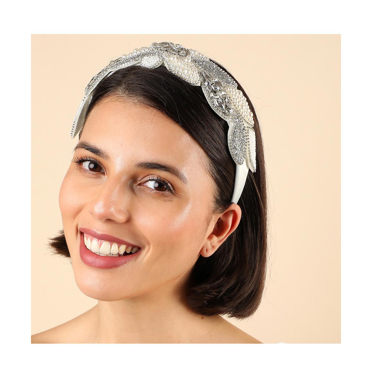Sohi Women's Stone Studed Designer Hairband