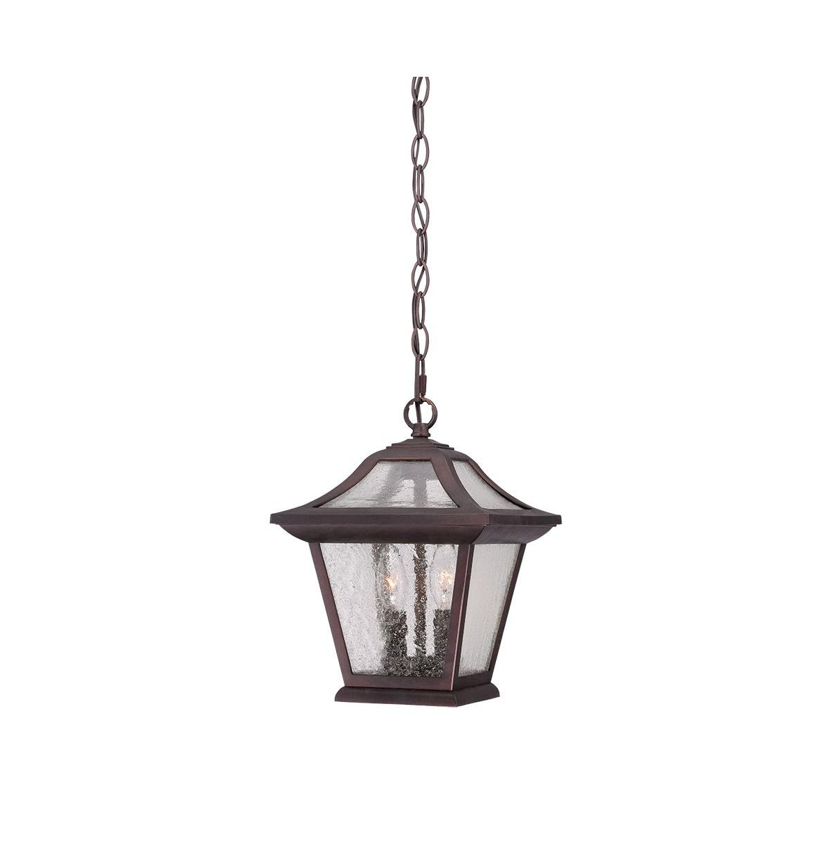Birdhouse Hanging Light Stylish Outdoor Pendant for Porch & Garden - Antique Bronze