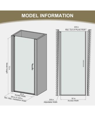 Sliding Frameless Shower Door