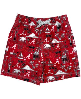 Big Boys and Girls Crimson Alabama Crimson Tide Luau Swimsuit