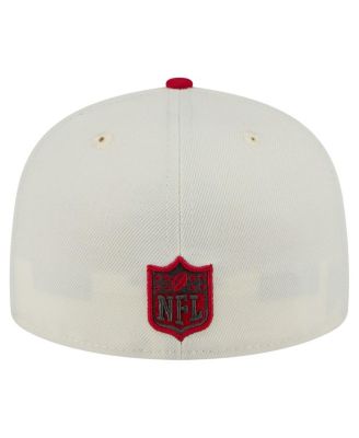 Men's White/Red Tampa Bay Buccaneers Main 59FIFTY Fitted Hat