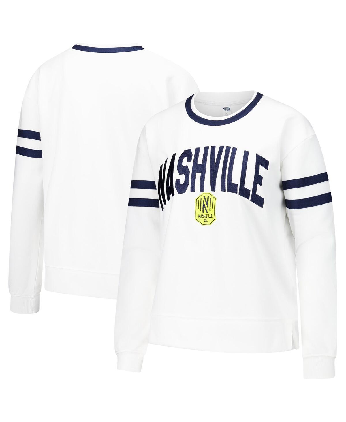 Women's White Nashville Sc Borough Long Sleeve T-Shirt - White