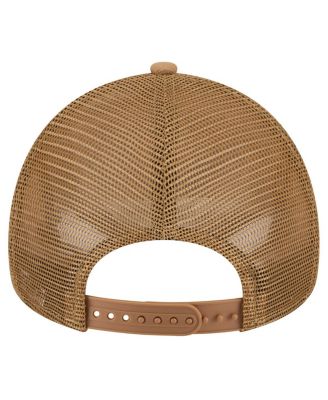 Men's Tan Philadelphia 76ers 9FORTY A-Frame Trucker Adjustable Hat