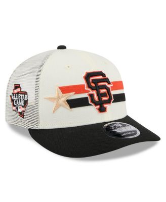 New Era - Men's Cream/Black San Francisco Giants 2024 MLB All-Star Game Workout Meshback Low Profile 9FIFTY Snapback Hat