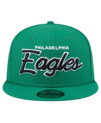 Men's Kelly Green Philadelphia Eagles Main Script 9FIFTY Snapback Hat