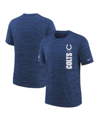 Nike - Big Boys and Girls Royal Indianapolis Colts Sideline Velocity Performance T-Shirt
