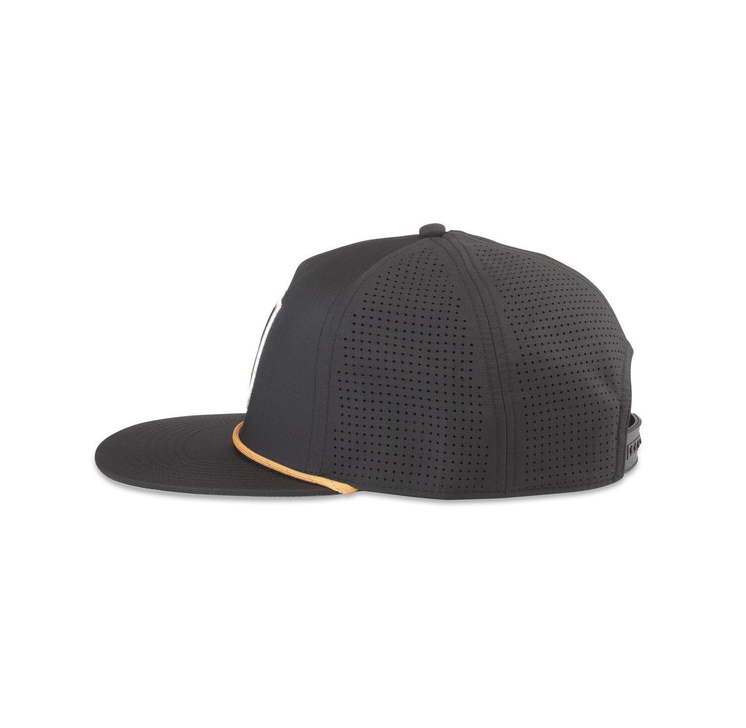 Men's Black Vegas Golden Knights Buxton Pro Tech Adjustable Hat