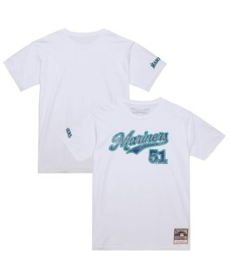 Mitchell & Ness - Men's Ichiro Suzuki White Seattle Mariners Cooperstown Collection Player T-Shirt