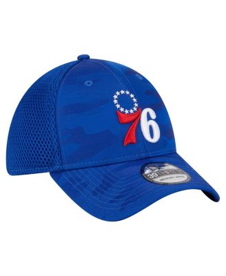 Men's Royal Philadelphia 76ers Subtle Camo 39THIRTY Flex Hat