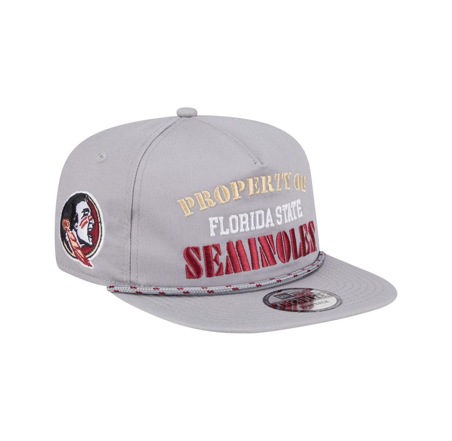 Men's Gray Florida State Seminoles Golfer Vintage Adjustable Hat