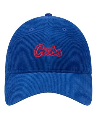 Women's Royal Chicago Cubs Corduroy 9TWENTY Adjustable Hat