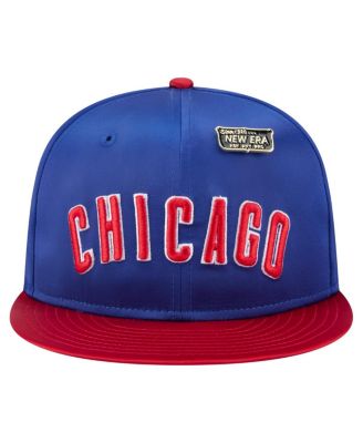 Men's Royal/Red Chicago Cubs Satin 59FIFTY Fitted Hat