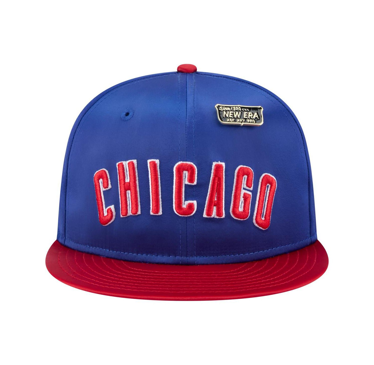 Men's Royal/Red Chicago Cubs Satin 59FIFTY Fitted Hat