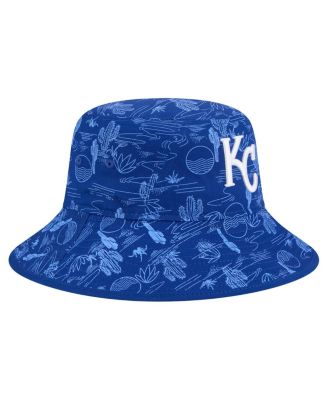 Men's Royal Kansas City Royals 2025 Spring Training All Over Print Bucket Hat