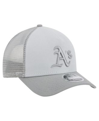Men's Gray Athletics Color Pack A-Frame 9FORTY Trucker Adjustable Hat