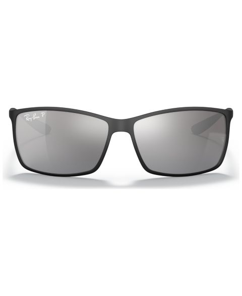 Женские солнцезащитные очки Ray-Ban Polarized Sunglasses, RB4179 Liteforce, цвет: Чёрный / Серебряный