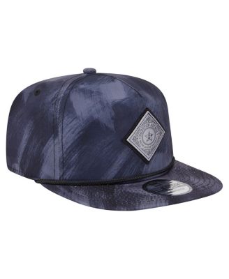 Men's Navy Houston Astros Printed Golfer Snapback Hat