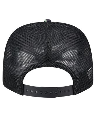 Men's Black Kansas City Royals Adventure Drinks Pattern 9SEVENTY Stretch-Snap Hat