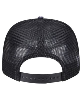 Men's Black Detroit Tigers Adventure Drinks Pattern 9SEVENTY Stretch-Snap Hat