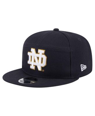 New Era - Men's Navy Notre Dame Fighting Irish Adventure Canvas Split Panel 9FIFTY Snapback Hat