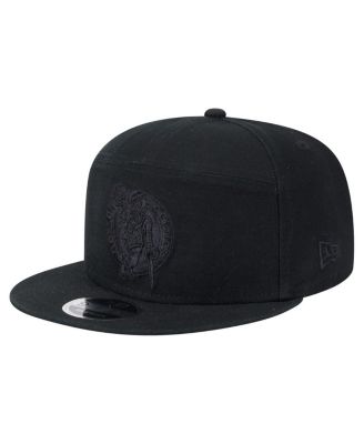 New Era - Men's Black Boston Celtics Adventure Canvas Split Panel 9FIFTY Snapback Hat