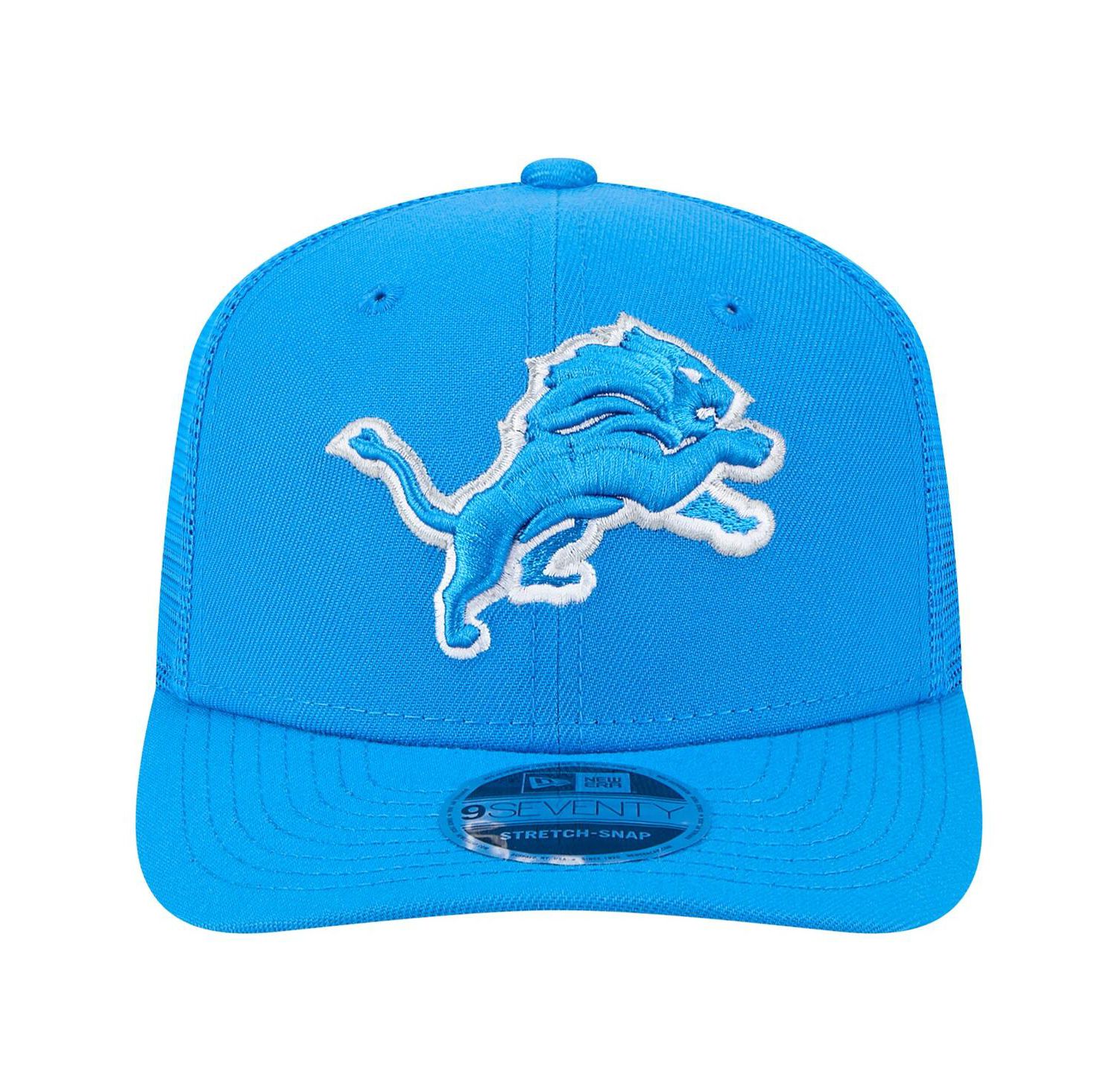 Men's Blue Detroit Lions Main Trucker 9SEVENTY Stretch-Snap Hat