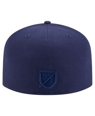 Men's Navy Atlanta United FC Color Pack A-Frame 59FIFTY Fitted Hat