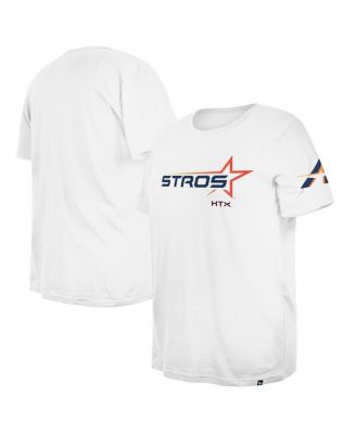 New Era - Women's White Houston Astros 2025 City Connect Plus Size T-Shirt