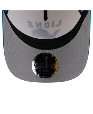 Men's Cream/Blue Detroit Lions 2025 NFL Draft 9FORTY A-Frame M-Crown Adjustable Hat