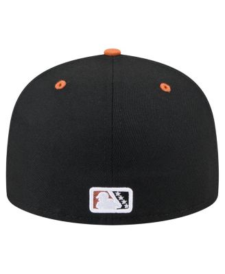 Men's Black/Orange San Jose Giants Copa de la Diversion 59FIFTY Fitted Hat