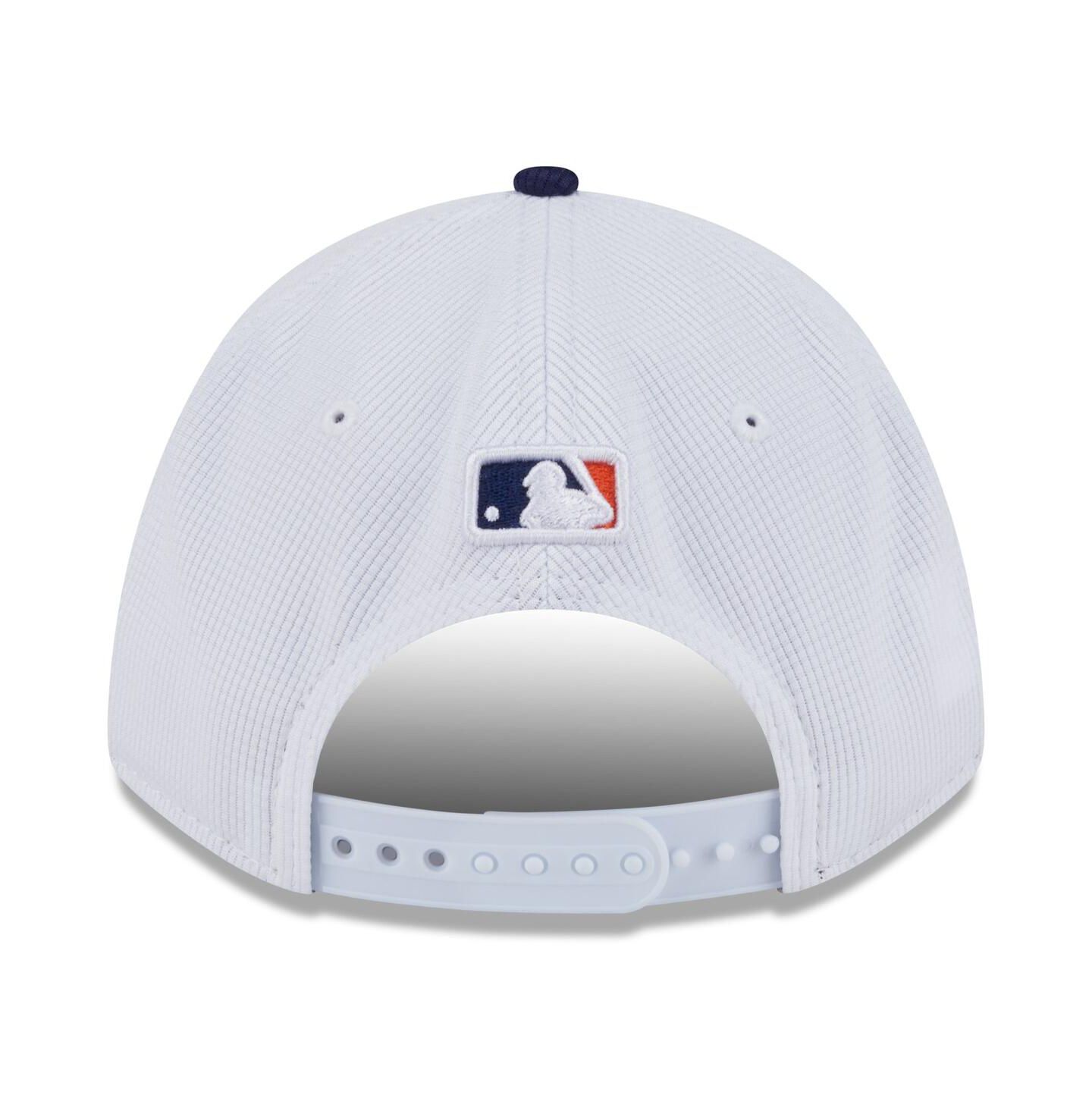 Мужская кепка New Era White/Navy Houston Astros 2025 City Connect Batting Practice 9FORTY Adjustable Hat — фото 4