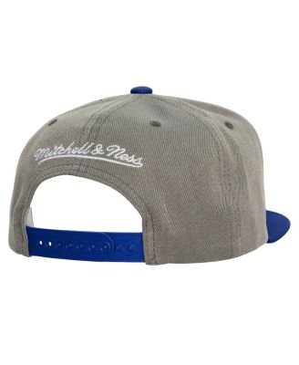 Men's Gray Los Angeles Dodgers Cooperstown Collection Basic Flip Snapback Hat