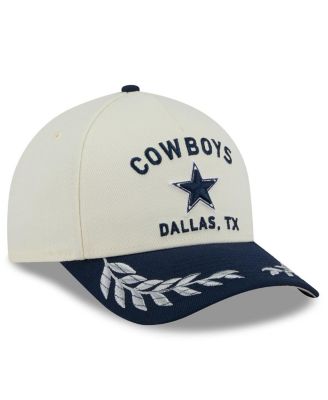 Men's Cream/Navy Dallas Cowboys 2025 NFL Draft 39THIRTY Flex Hat
