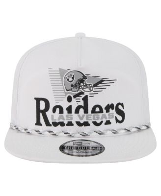 Men's White Las Vegas Raiders Collide Golfer Snapback Hat