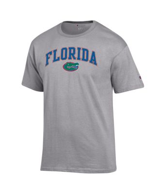 Men's Heather Gray Florida Gators Arched Logo T-Shirt